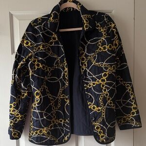 Reversible Chain Print Women's Jacket